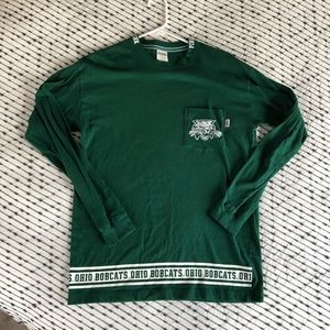 Ohio University PINK long sleeve tee